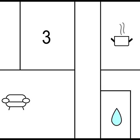 בית נופש 3 Bedroom Cozy In